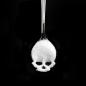 Preview: Totenkopf Zuckerlöffel und Teelöffel - Skull Löffel - benutzt